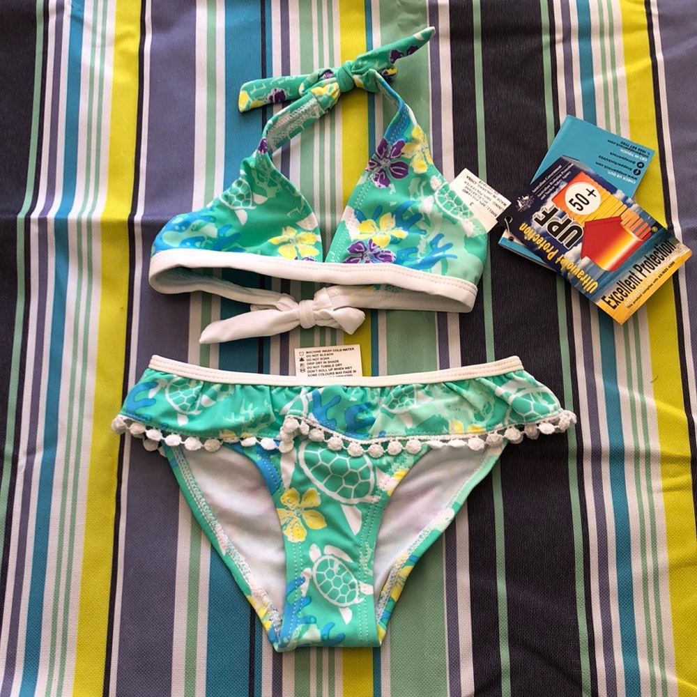 SnapperRock Turtle Bikini Set